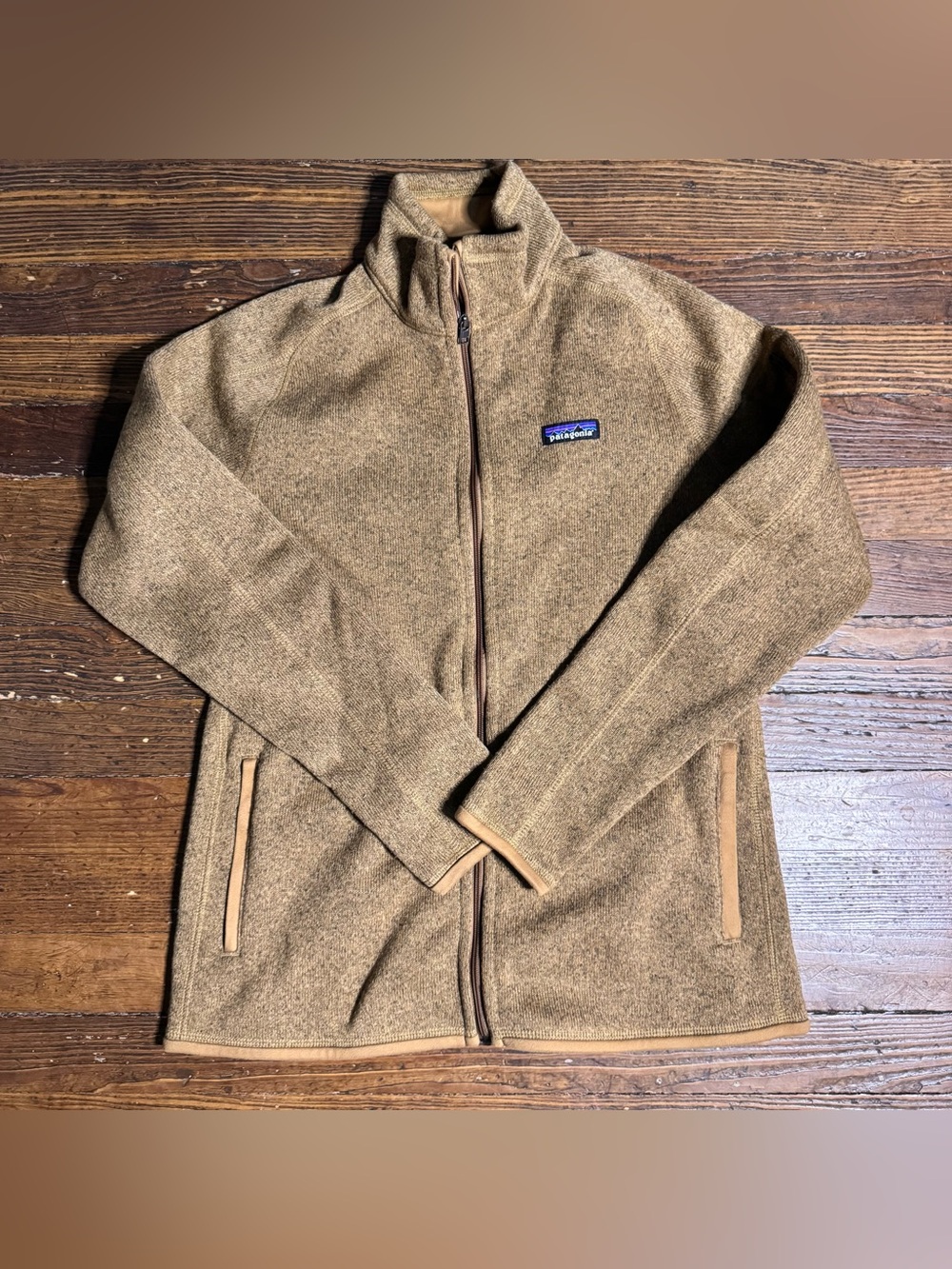 Patagonia Better Sweater Womens Large Brown Full Zip Fleece